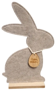 Velikonoční zajíc z filcu na podstavci ph5261