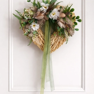 Velikonoční srdce na dveře Přírodní harmonie ps3747