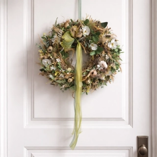Velikonoční věnec na dveře Přírodní jaro ps3762
