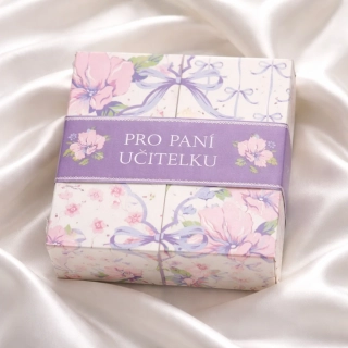 Dárková krabička „Pro paní učitelku“ – luxusní čajová kazeta