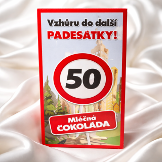 Čokoláda k 50. narozeninám ph5423