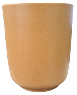 Květináč na orchidej žlutý mat 13×15 cm ph5439