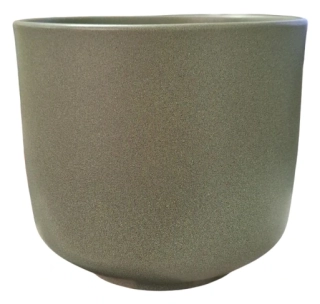 Květináč na orchidej zelený mat 13×12 cm ph5444