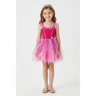 Dětský kostým víla růžová ph5459