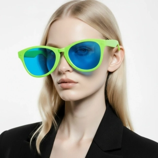 Dámské sluneční brýle neon zelené ph 5466