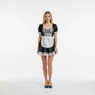 Dámský kostým služebná s krajkou ph5478