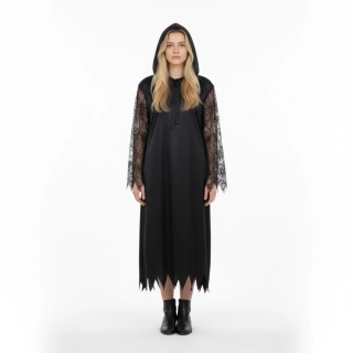 Dámský kostým čarodějnice s pláštěm ph5480