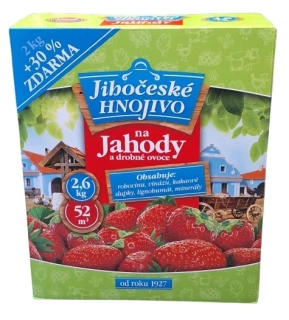 Jihočeské hnojivo na jahody a drobné ovoce 2,6 kg