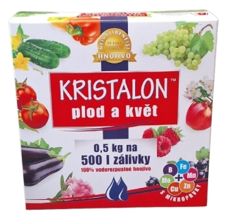 Kristalon Plod a květ 0,5 kg – vodorozpustné hnojivo