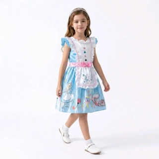 Dívčí kostým Alenka v říši divů Disney ph5605