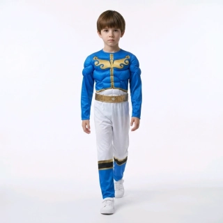 Dětský kostým Power Rangers modrý bojovník ph5613
