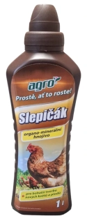AGRO Slepičák – organo-minerální hnojivo 1 l