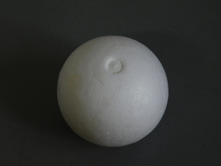 Koule aranžovací polystyrenová 10cm