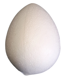 Vajíčko polystyrenová 10 cm